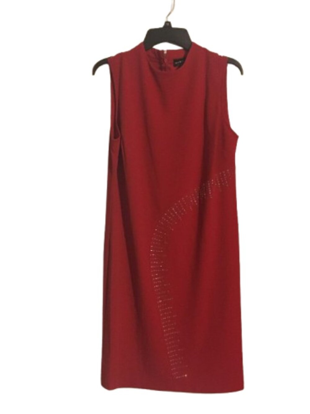 Harper 241 Sleeveless Dress with Beaded Embellishment
